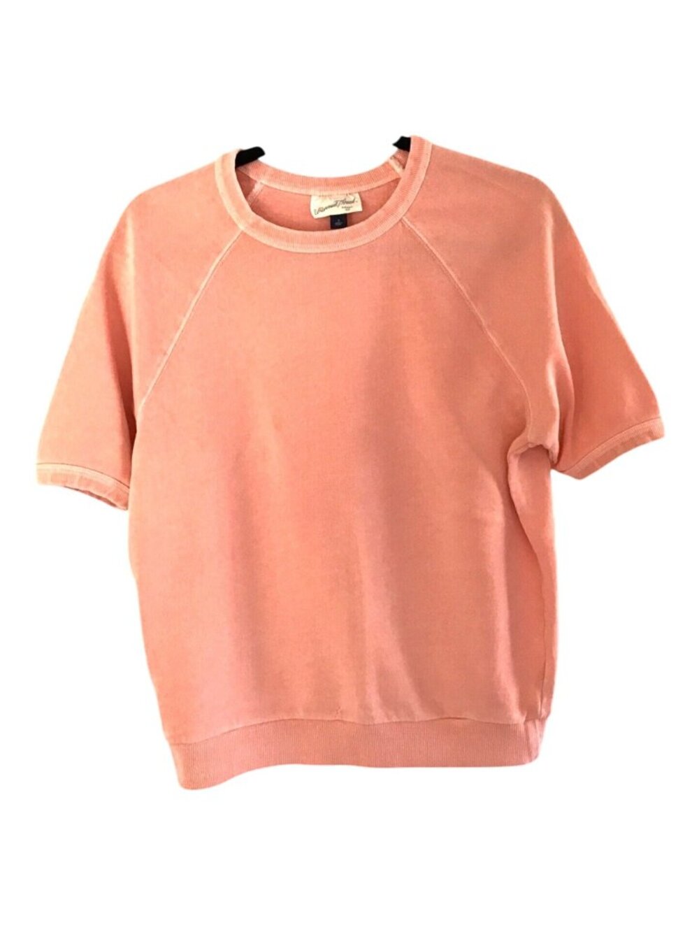 UNIVERSAL THREAD WOMENS PEACH COTTON SHORT SLEEVE CREW NECK SHIRT SIZE SMALLSTAI